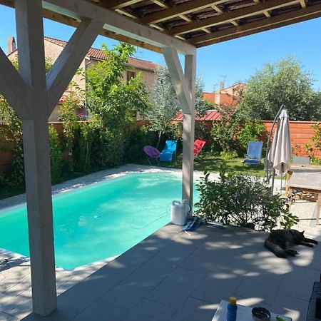 Cugnaux Toulouse Metropole Ouest Chambre Privee De Luxe - Sdb Wc Privee Terrasse Piscine Aqua Bike 외부 사진