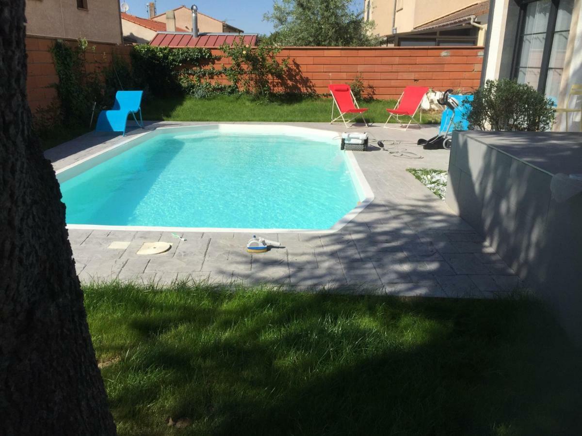 Cugnaux Toulouse Metropole Ouest Chambre Privee De Luxe - Sdb Wc Privee Terrasse Piscine Aqua Bike 외부 사진